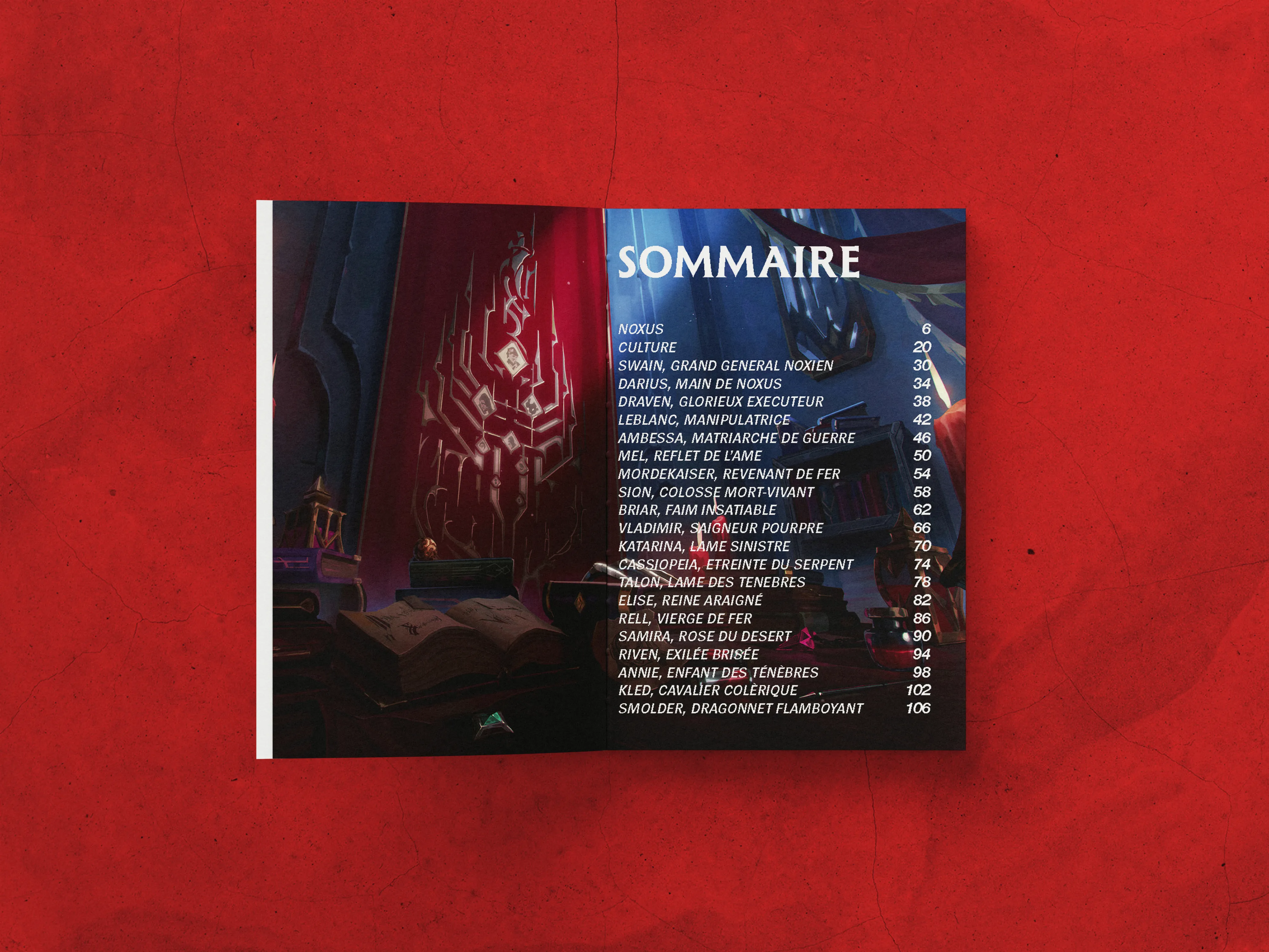 Un mockup du magazine.