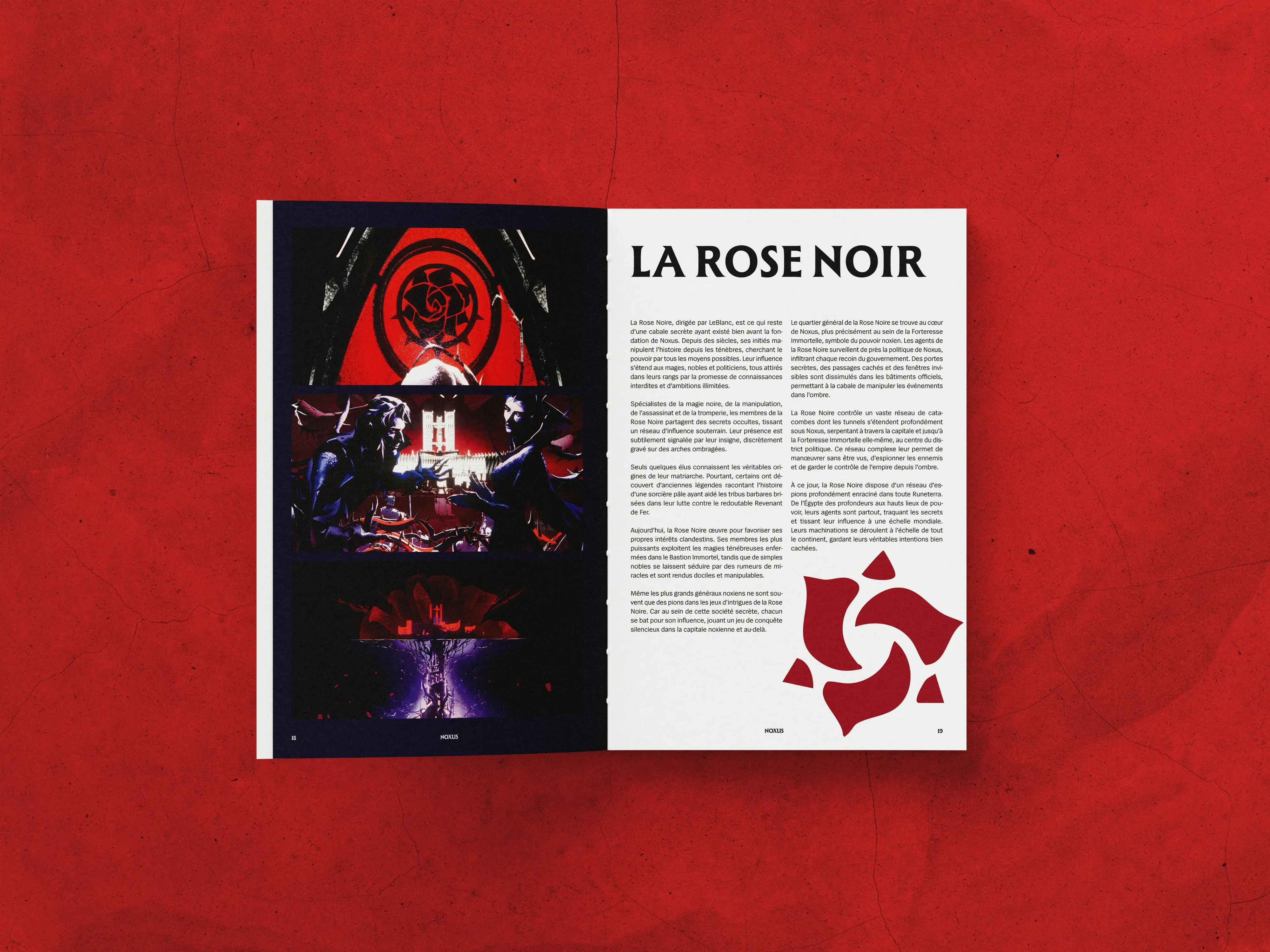 Un mockup du magazine.