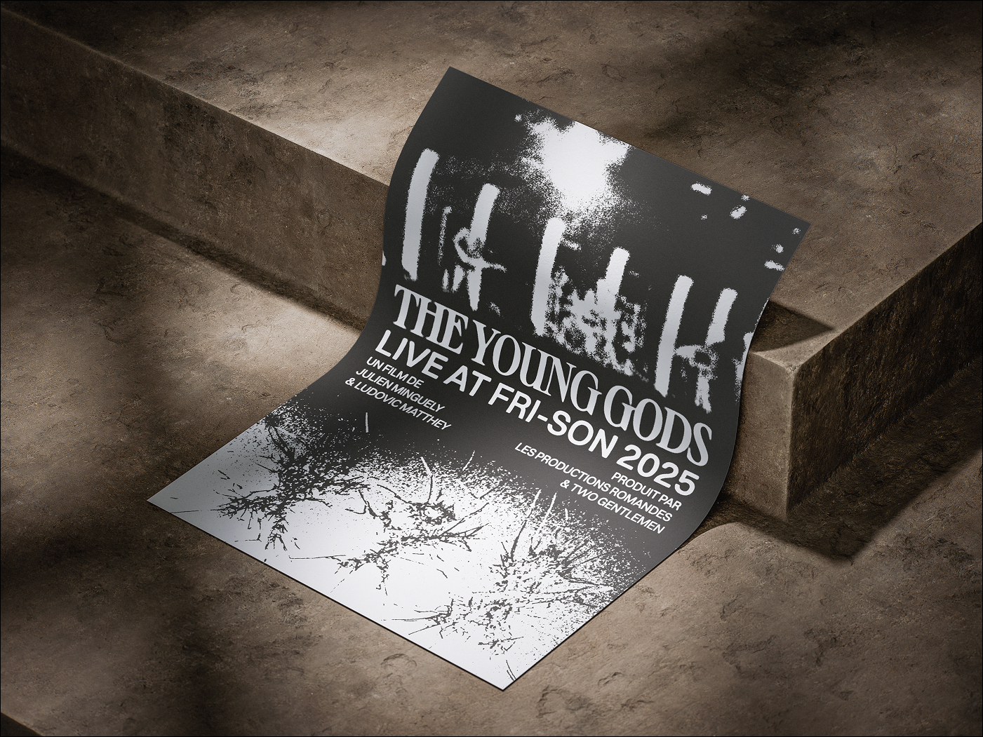 Un mockup de l'affiche du film.